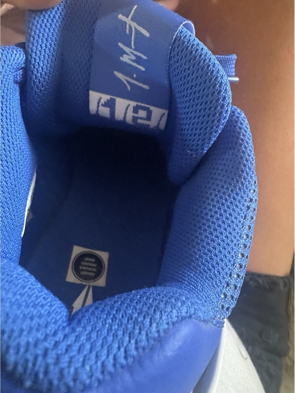 Nike Ja 1 TB Game Royal White Basketball FV1303-400 size 8.5 - Picture 4 of 6